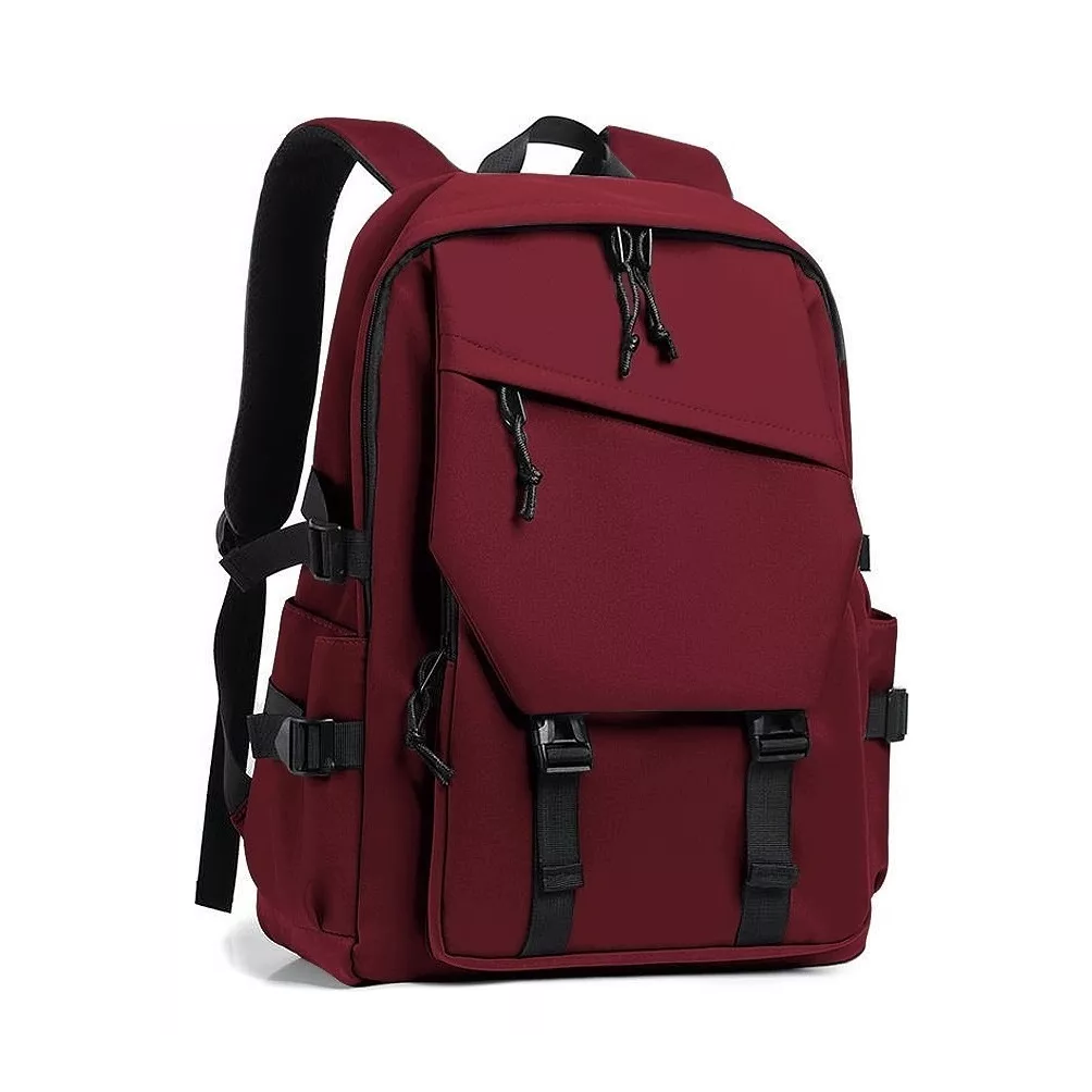 Foto 5 pulgar | Mochila Back Pack Casual Deportiva Escolar Impermeable Hex G Color Rojo