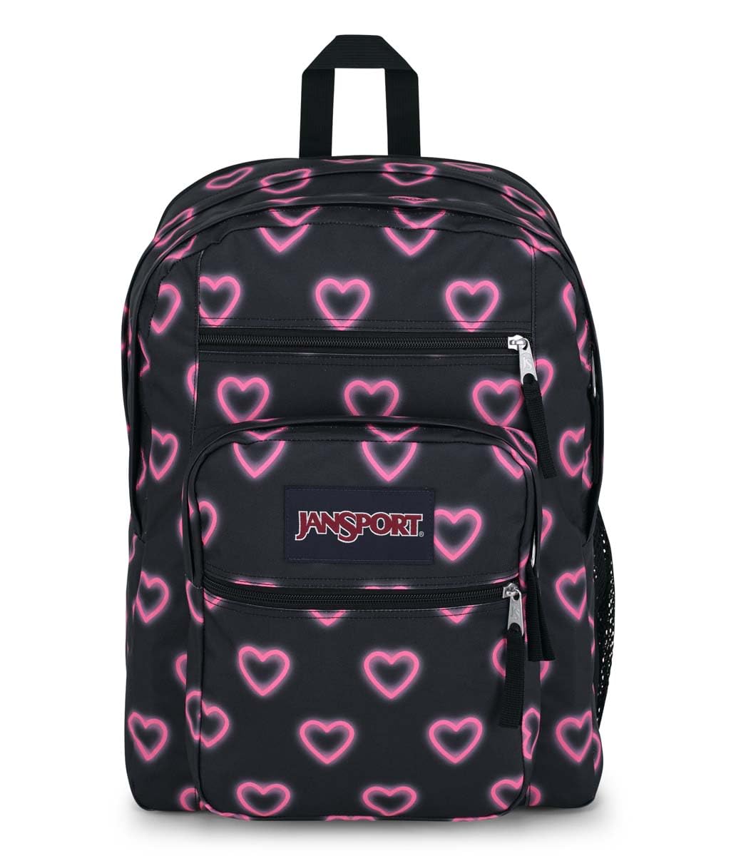 Foto 2 pulgar | Mochila JanSport Happy Hearts Negra para Portátil de 15" - Venta Internacional