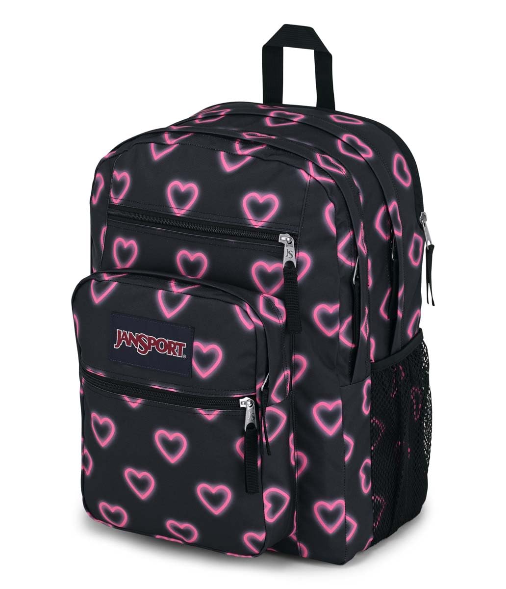 Foto 4 pulgar | Mochila JanSport Happy Hearts Negra para Portátil de 15" - Venta Internacional