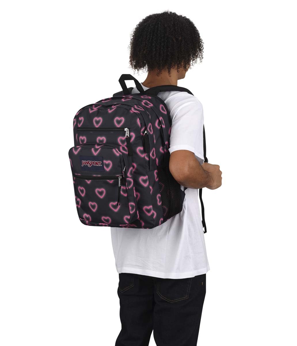 Foto 5 pulgar | Mochila JanSport Happy Hearts Negra para Portátil de 15" - Venta Internacional