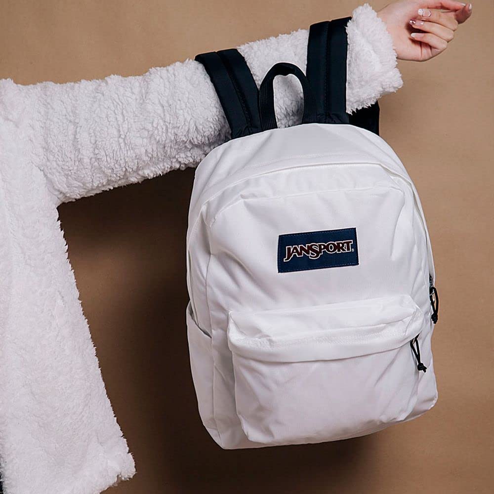 Foto 4 pulgar | Mochila Jansport Superbreak Blanca Duradera y Ligera - Venta Internacional