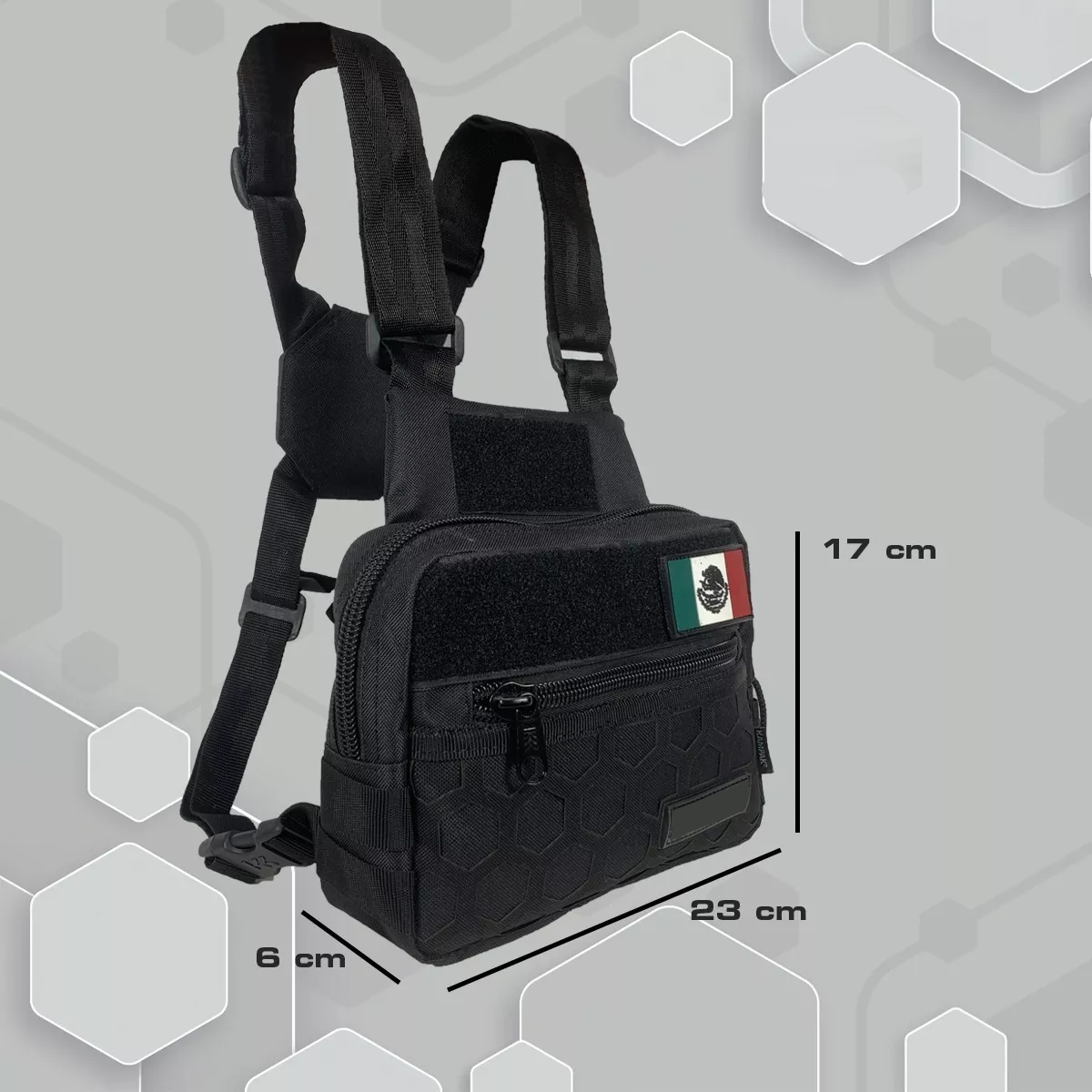 Foto 2 | Pechera C/funda Táctica Eo Safe Imports Esi-14461 Negro