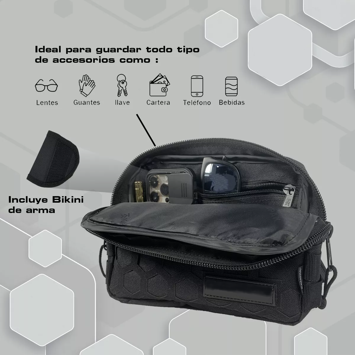 Foto 4 pulgar | Pechera C/funda Táctica Eo Safe Imports Esi-14461 Negro