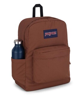Foto 3 | Mochila JanSport Marrón Superbreak Plus con Funda para Portátil de 15 Pulgadas - Venta Internacional