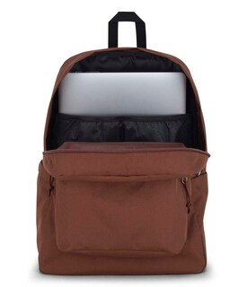 Foto 4 | Mochila JanSport Marrón Superbreak Plus con Funda para Portátil de 15 Pulgadas - Venta Internacional
