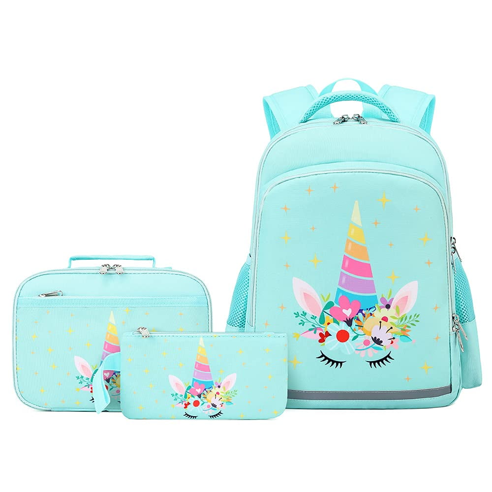 Foto 1 | Juego De Tres Bolsas Para Libros Para Niños Y Niñas Con Lonchera - Venta Internacional.
