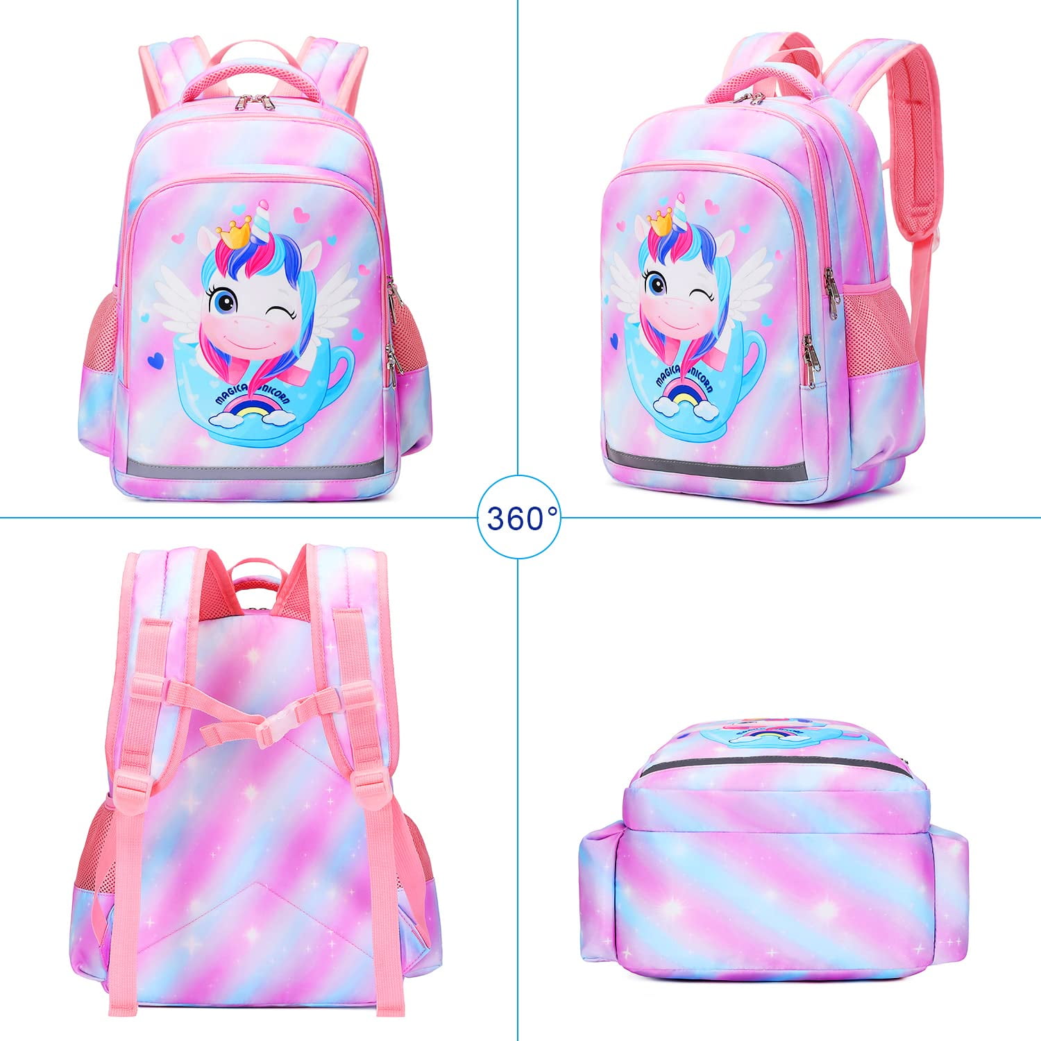 Foto 3 pulgar | Juego De Tres Bolsas Para Libros Para Niños Y Niñas Con Lonchera - Venta Internacional.