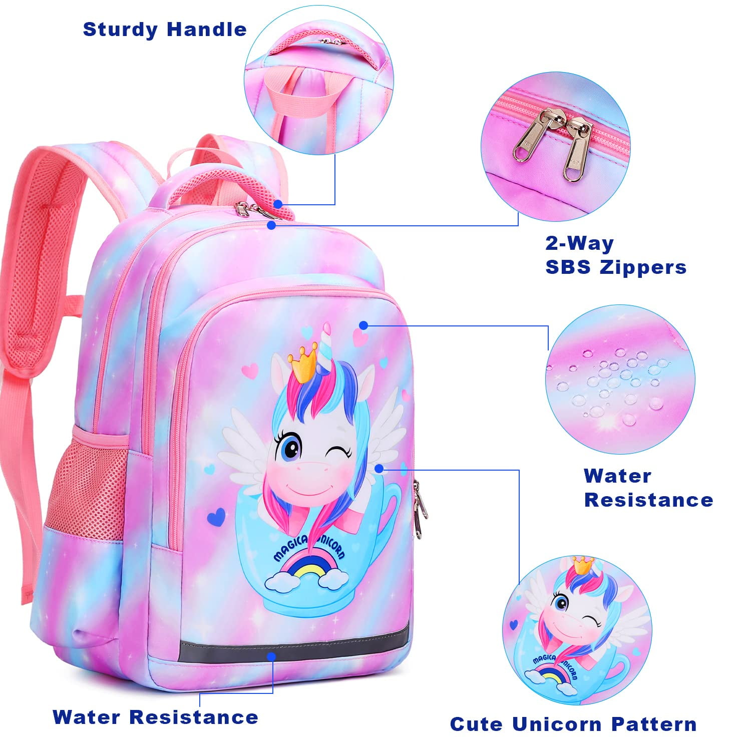Foto 5 pulgar | Juego De Tres Bolsas Para Libros Para Niños Y Niñas Con Lonchera - Venta Internacional.