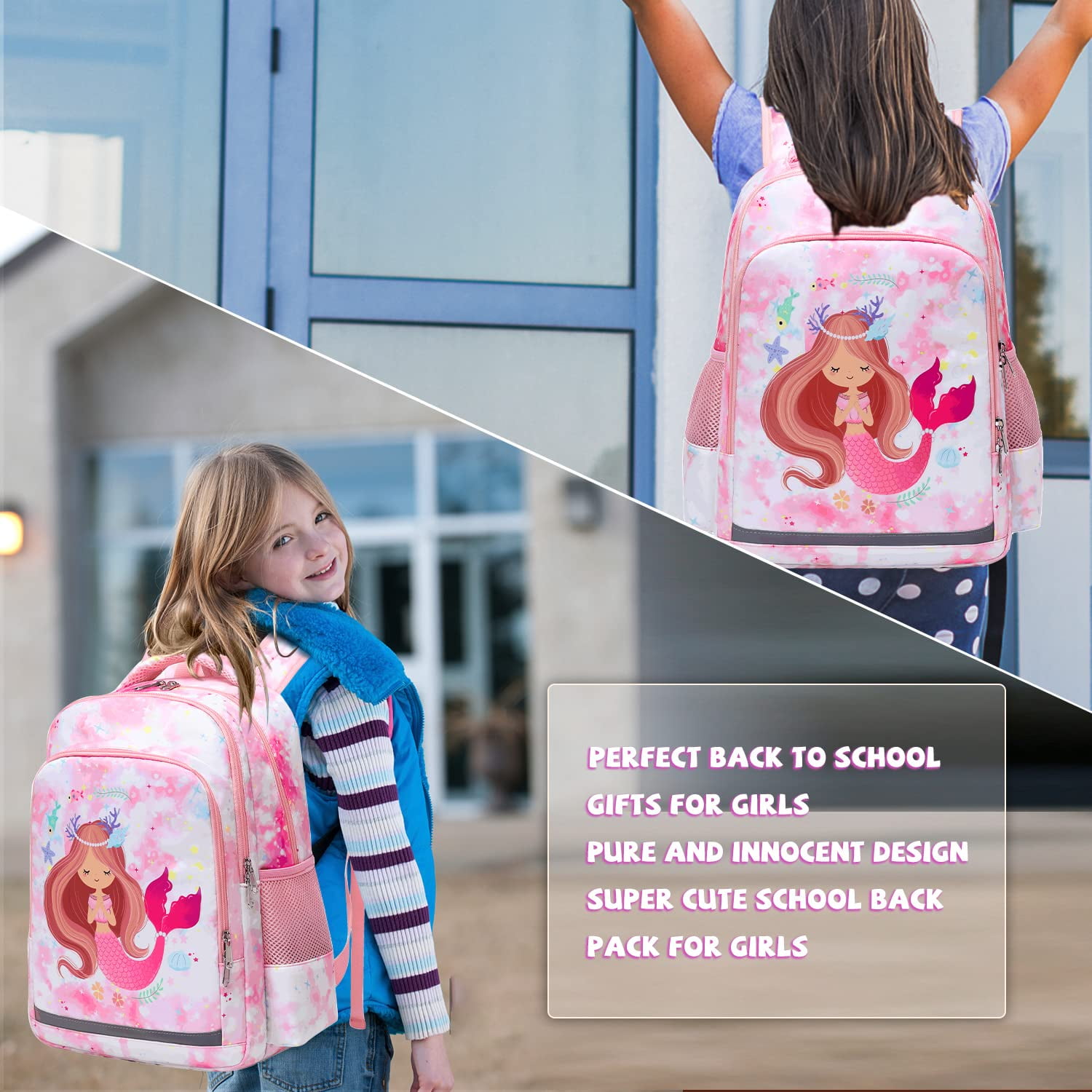 Foto 5 pulgar | Juego De Tres Bolsas Para Libros Para Niños Y Niñas Con Lonchera - Venta Internacional.