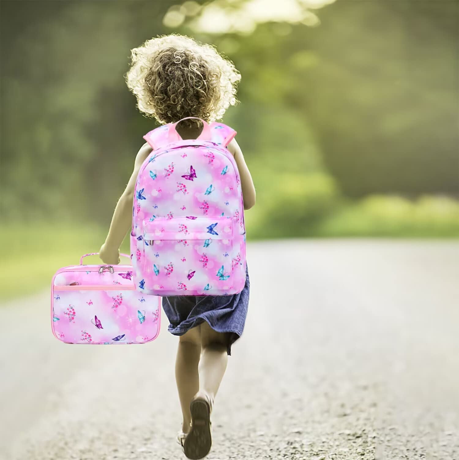 Foto 5 pulgar | Juego De Tres Bolsas Para Libros Para Niños Y Niñas Con Lonchera - Venta Internacional.