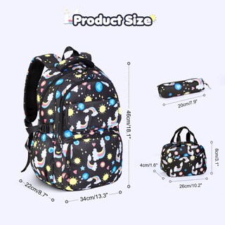 Foto 2 | Mochila para Niños con Bolsa de Almuerzo y Estuche para Lápices - Venta Internacional