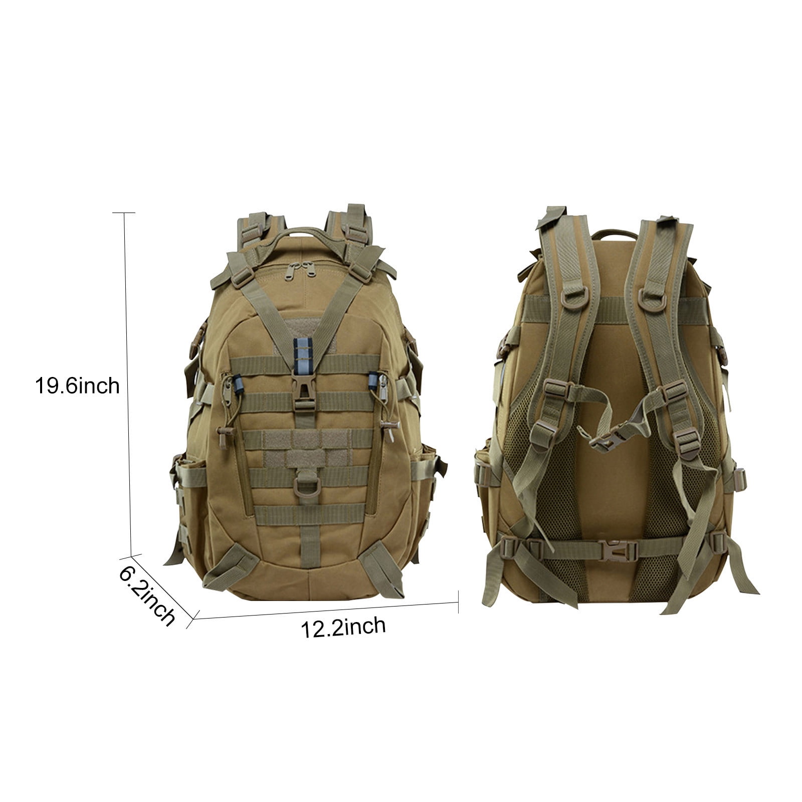 Foto 7 pulgar | Mochila Camuflaje Multi de Alta Capacidad Impermeable Amarilla - Venta Internacional