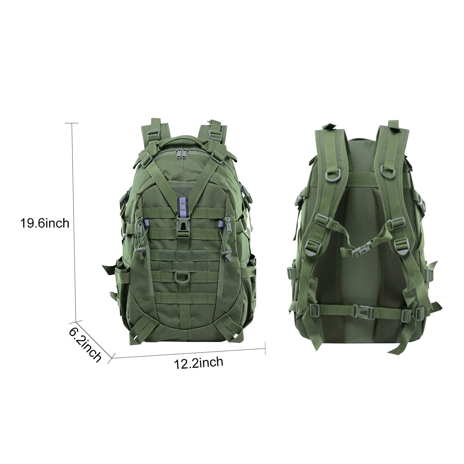Foto 4 pulgar | Mochila Camuflaje Multi de Alta Capacidad Impermeable Verde - Venta Internacional