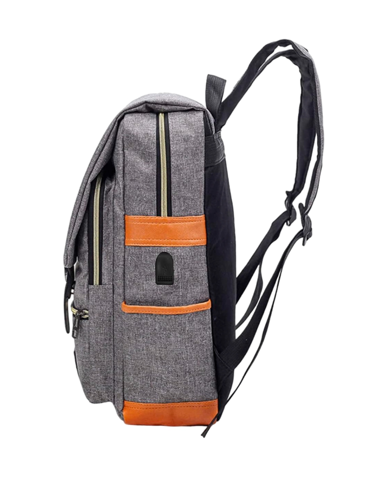 Foto 3 pulgar | Mochila Antirrobo para Laptop Bluelander Gris Impermeable Puerto de Carga USB