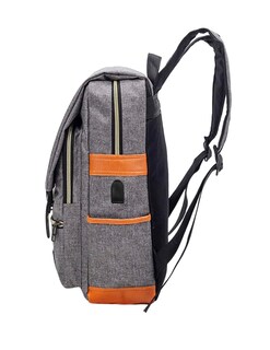 Foto 2 | Mochila Antirrobo para Laptop Bluelander Gris Impermeable Puerto de Carga USB