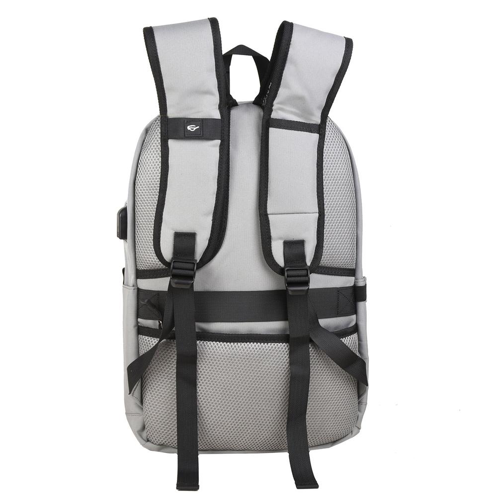 Foto 5 pulgar | Mochila Skv B21071 Gris Gris