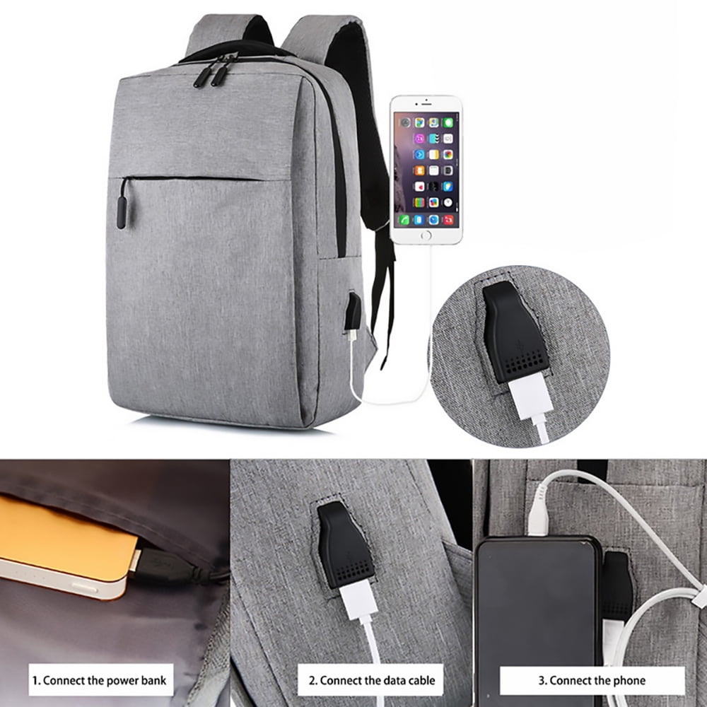 Foto 4 pulgar | Mochila Kivdit Boys Para Portátil De Gran Capacidad De 15,6 Pulgadas, Color Gris - Venta Internacional.