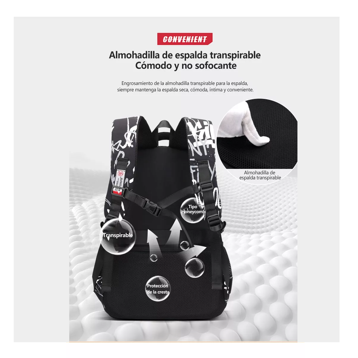 Foto 4 pulgar | Mochila De Hombro M M -05 Hombres De Gran Capacidad De Ocio De Viaje Bolsa  Azul Camuflaje