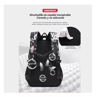 Foto 3 | Mochila De Hombro M M -05 Hombres De Gran Capacidad De Ocio De Viaje Bolsa Azul Camuflaje