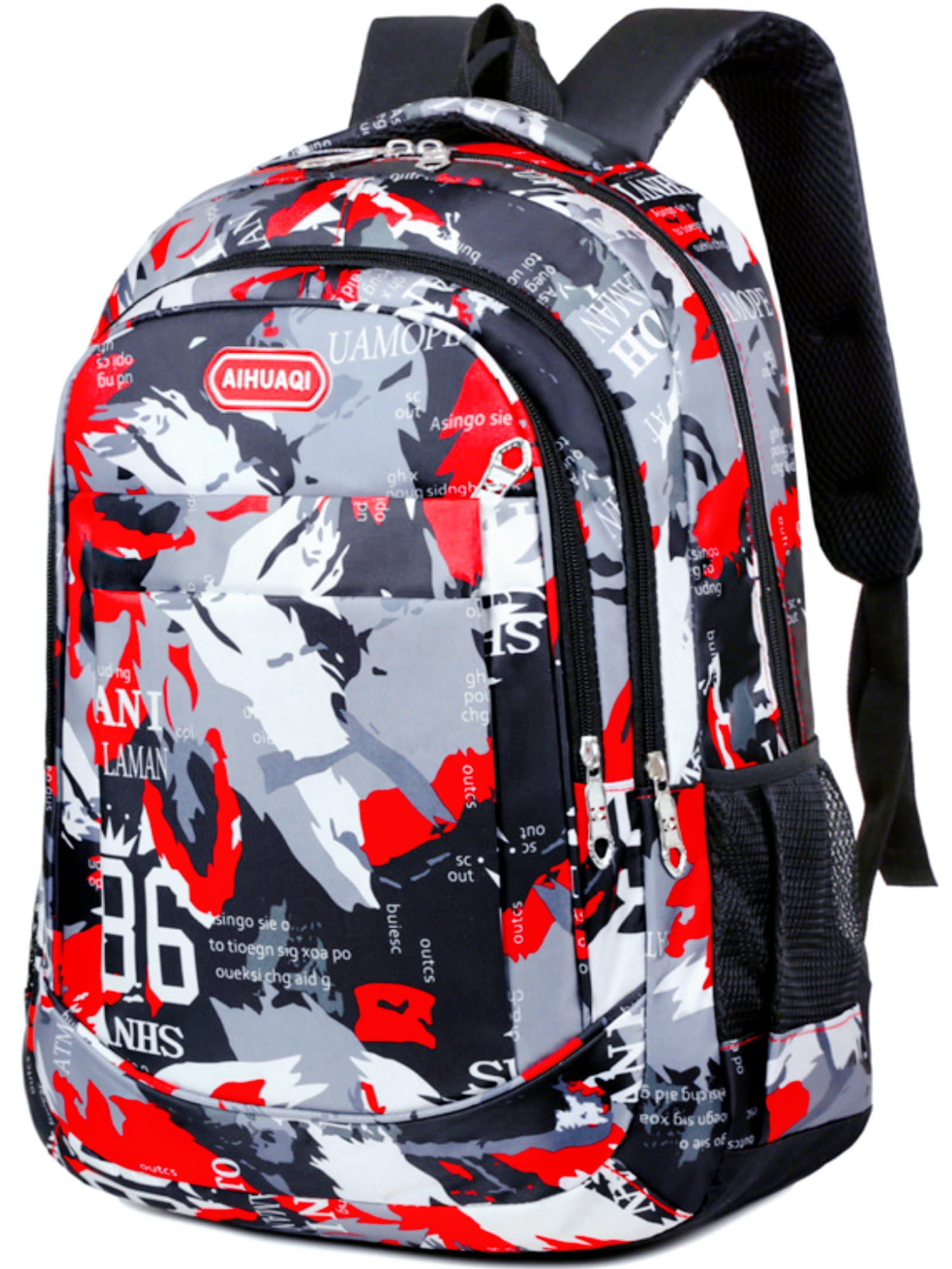 Foto 2 pulgar | Mochila Ligera Impermeable De 25 Litros Roja Para Niños De 8 A 14 Años - Venta Internacional.