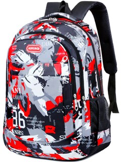 Foto 1 | Mochila Ligera Impermeable De 25 Litros Roja Para Niños De 8 A 14 Años - Venta Internacional.