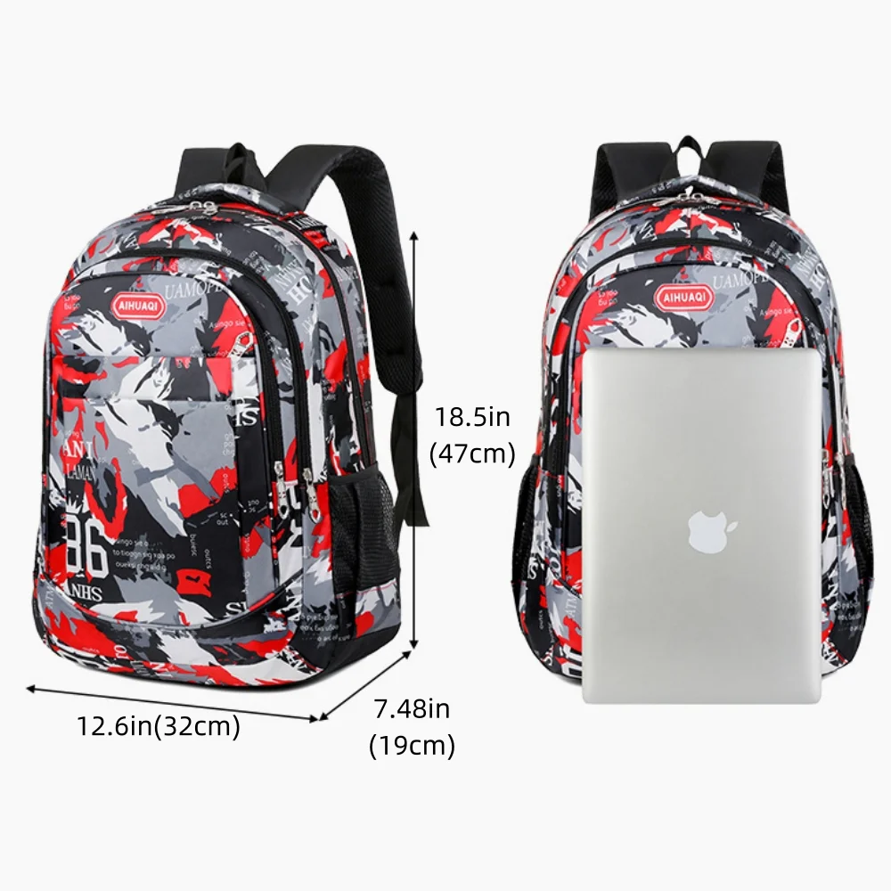 Foto 4 pulgar | Mochila Ligera Impermeable De 25 Litros Roja Para Niños De 8 A 14 Años - Venta Internacional.