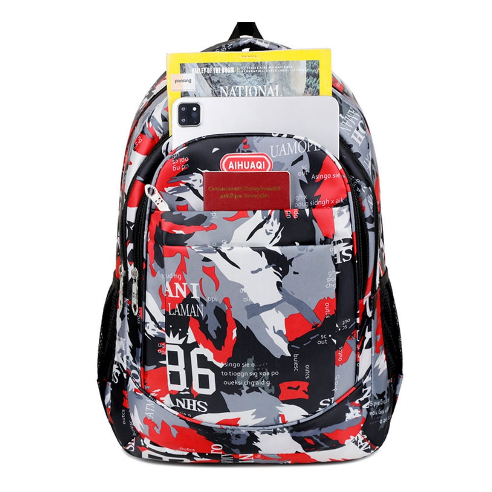 Foto 6 | Mochila Ligera Impermeable De 25 Litros Roja Para Niños De 8 A 14 Años - Venta Internacional.