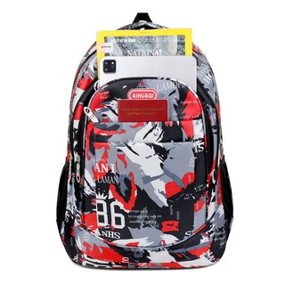 Foto 6 | Mochila Ligera Impermeable De 25 Litros Roja Para Niños De 8 A 14 Años - Venta Internacional.