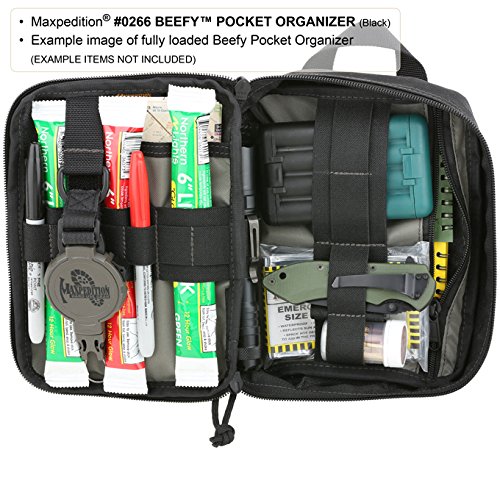 Foto 3 pulgar | Organizador De Bolsillo Maxpedition Beefy 2014 Negro - Venta Internacional.