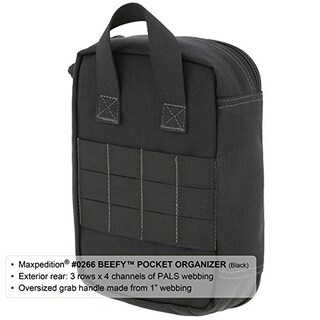 Foto 3 | Organizador De Bolsillo Maxpedition Beefy 2014 Negro - Venta Internacional.