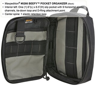 Foto 4 | Organizador De Bolsillo Maxpedition Beefy 2014 Negro - Venta Internacional.