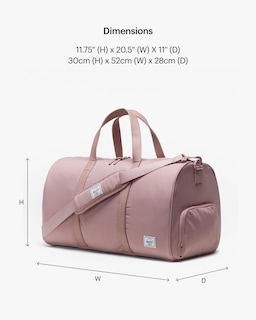 Foto 2 | Bolsa De Lona Herschel Supply Co. Novela De Herschel Ash Rose - Venta Internacional.