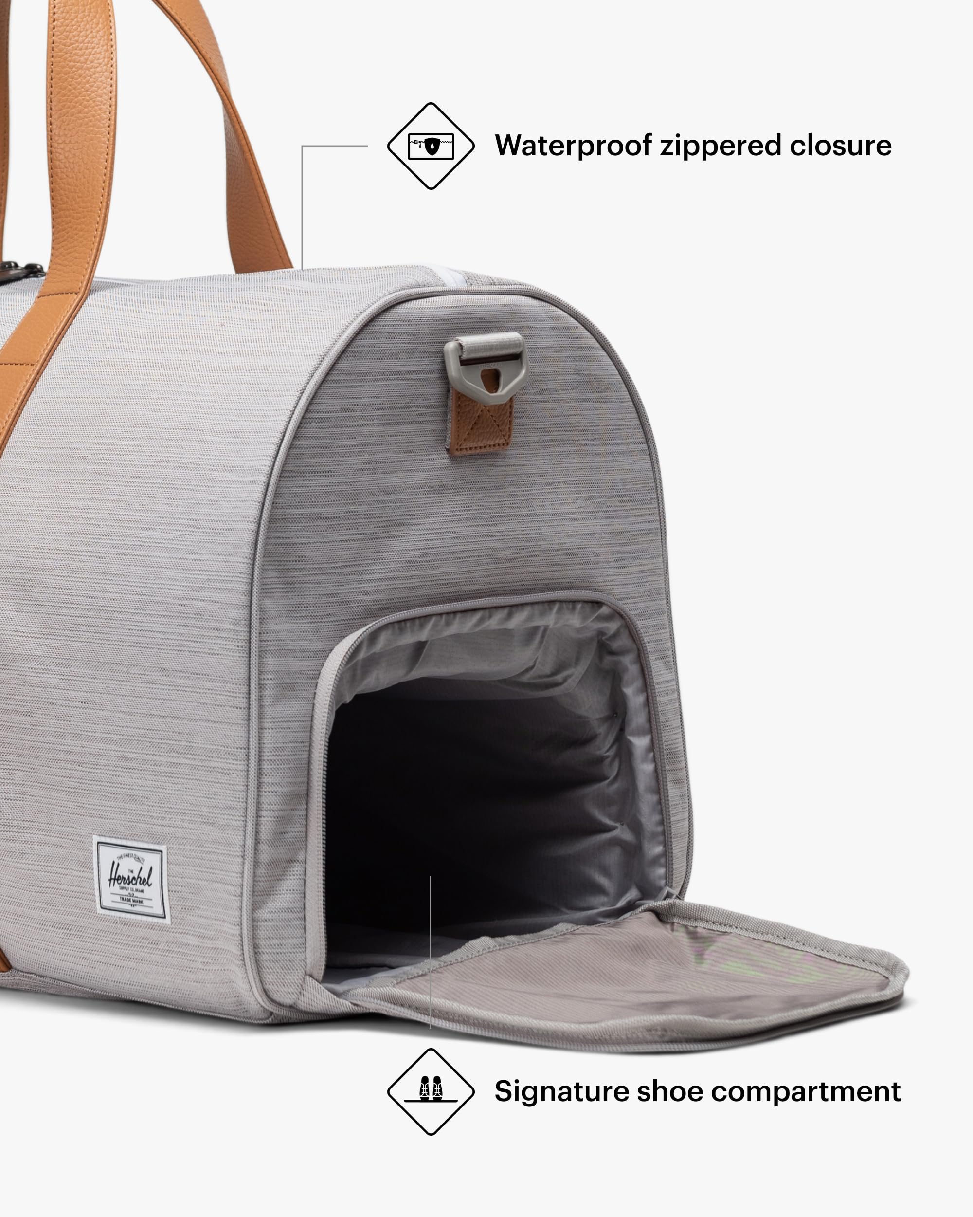 Foto 5 pulgar | Bolsa De Lona Herschel Supply Co. Herschel Novel, Gris Claro - Venta Internacional.