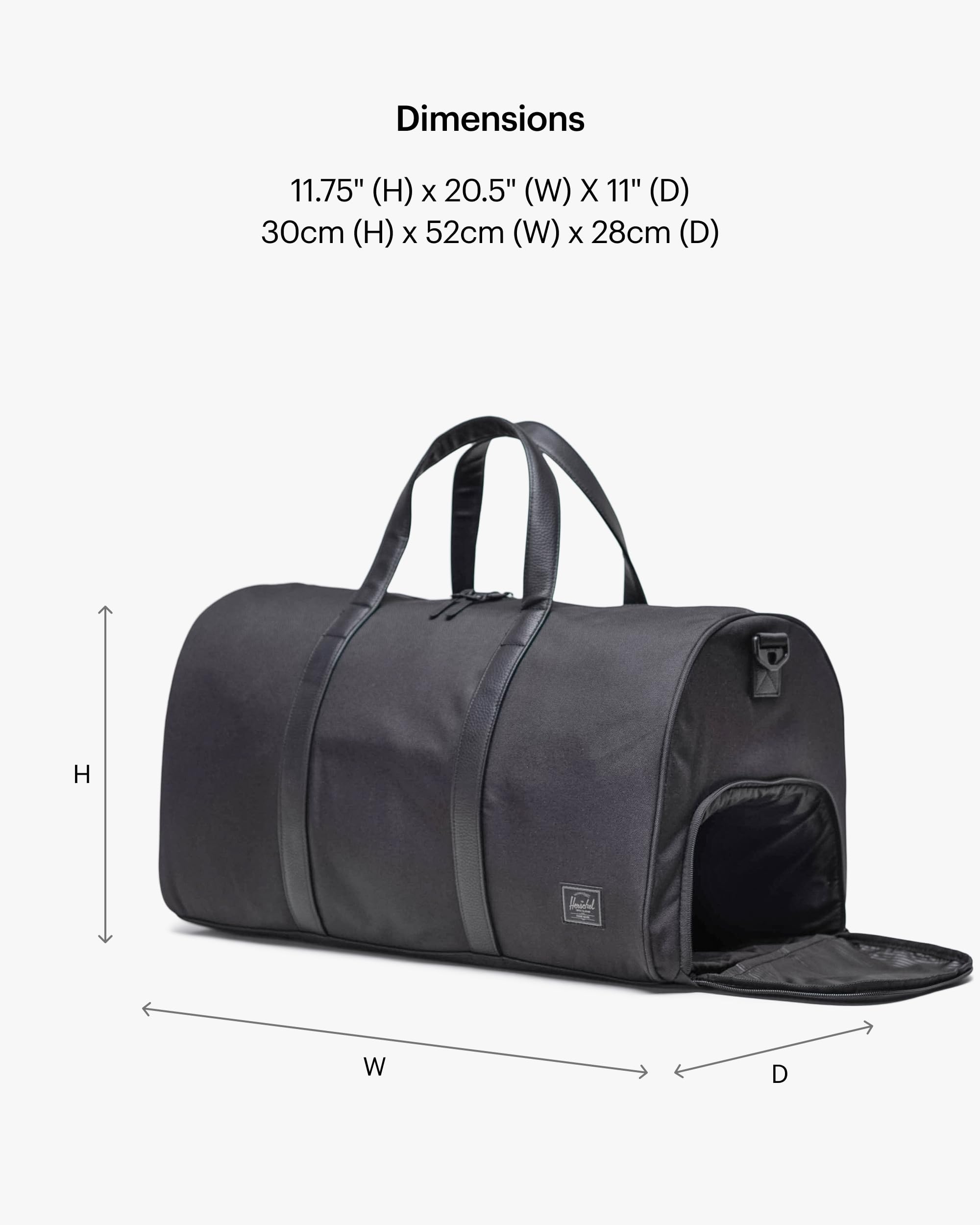 Foto 3 pulgar | Bolsa De Lona Herschel Supply Co. Herschel Novel Black Tonal - Venta Internacional.