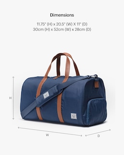 Foto 2 | Bolsa De Lona Herschel Supply Co. Herschel Novel, Azul Marino - Venta Internacional.