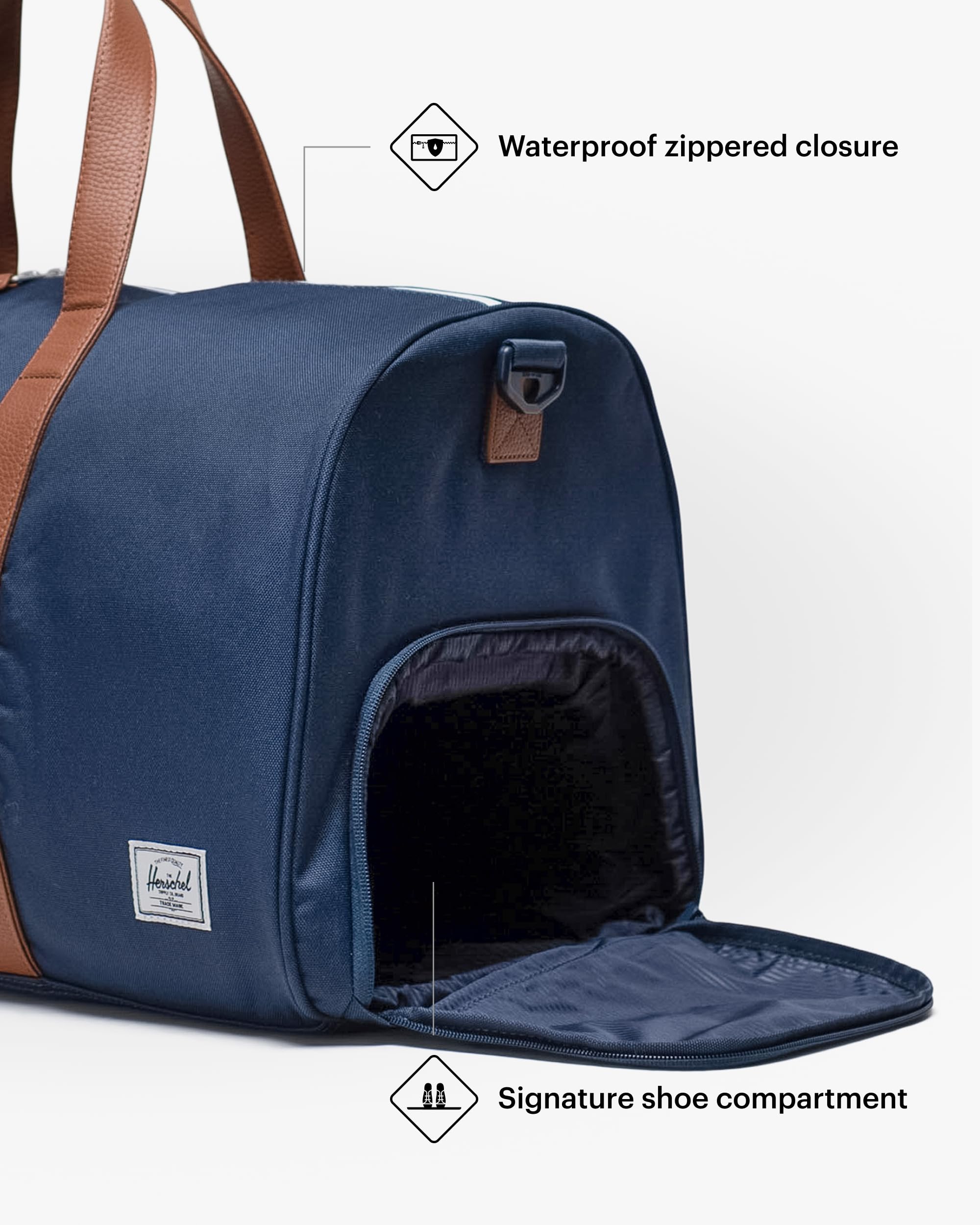 Foto 4 | Bolsa De Lona Herschel Supply Co. Herschel Novel, Azul Marino - Venta Internacional.