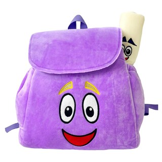 Foto 1 | Mochila Infantil De Aventuras Con Mapa De Peluche, 24 Cm, Color Morado - Venta Internacional.