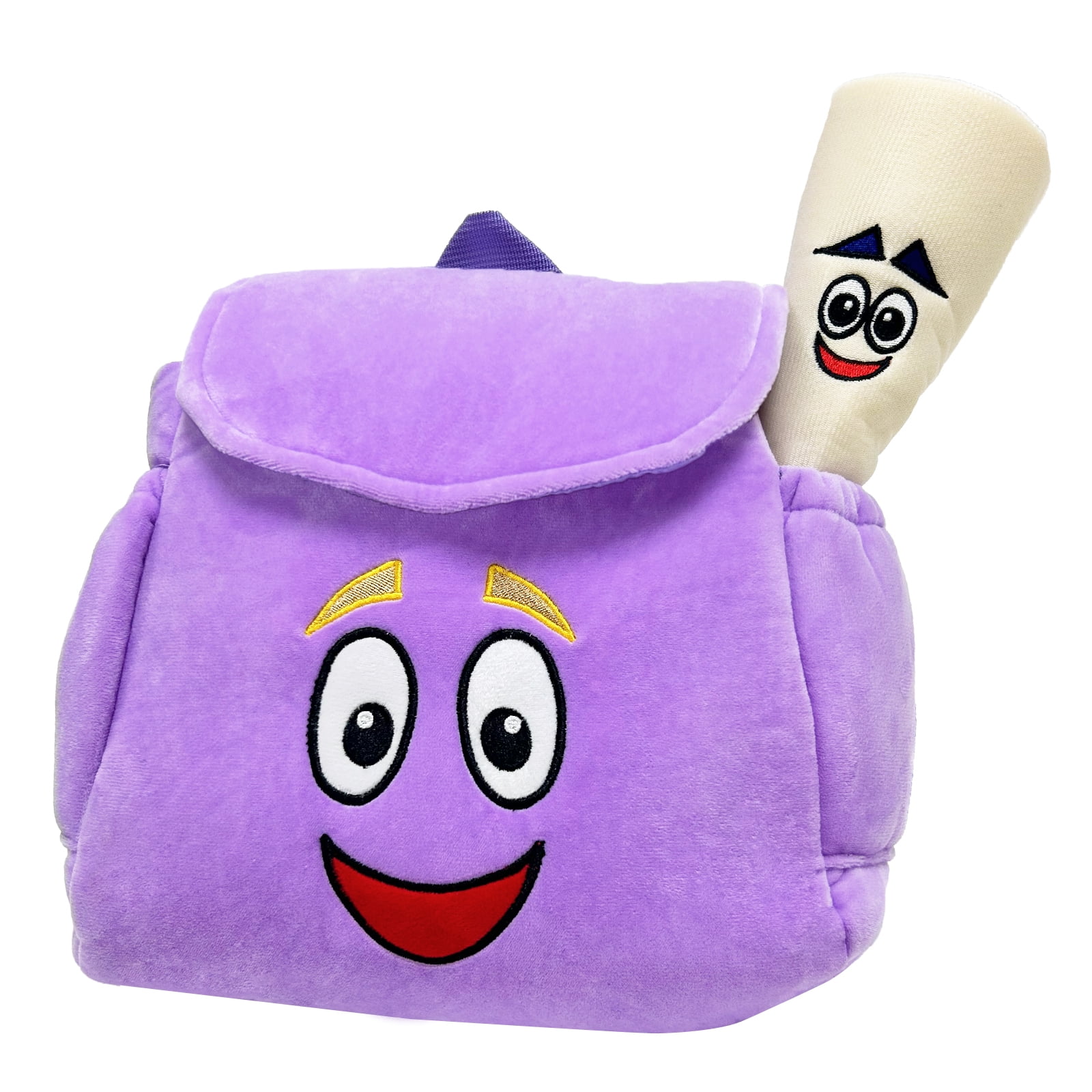 Foto 7 pulgar | Mochila Infantil De Aventuras Con Mapa De Peluche, 24 Cm, Color Morado - Venta Internacional.