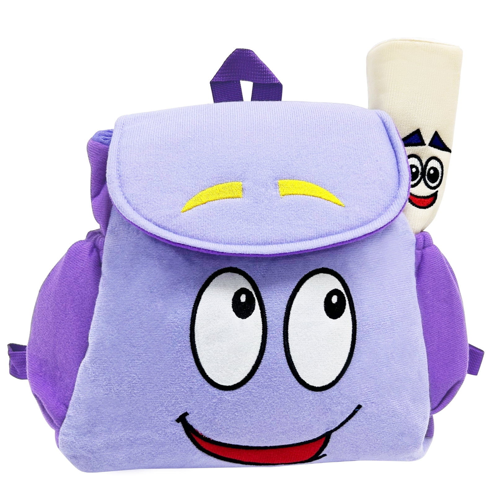 Foto 2 pulgar | Mochila Infantil De Aventuras Con Mapa De Peluche, 24 Cm, Color Azul - Venta Internacional.