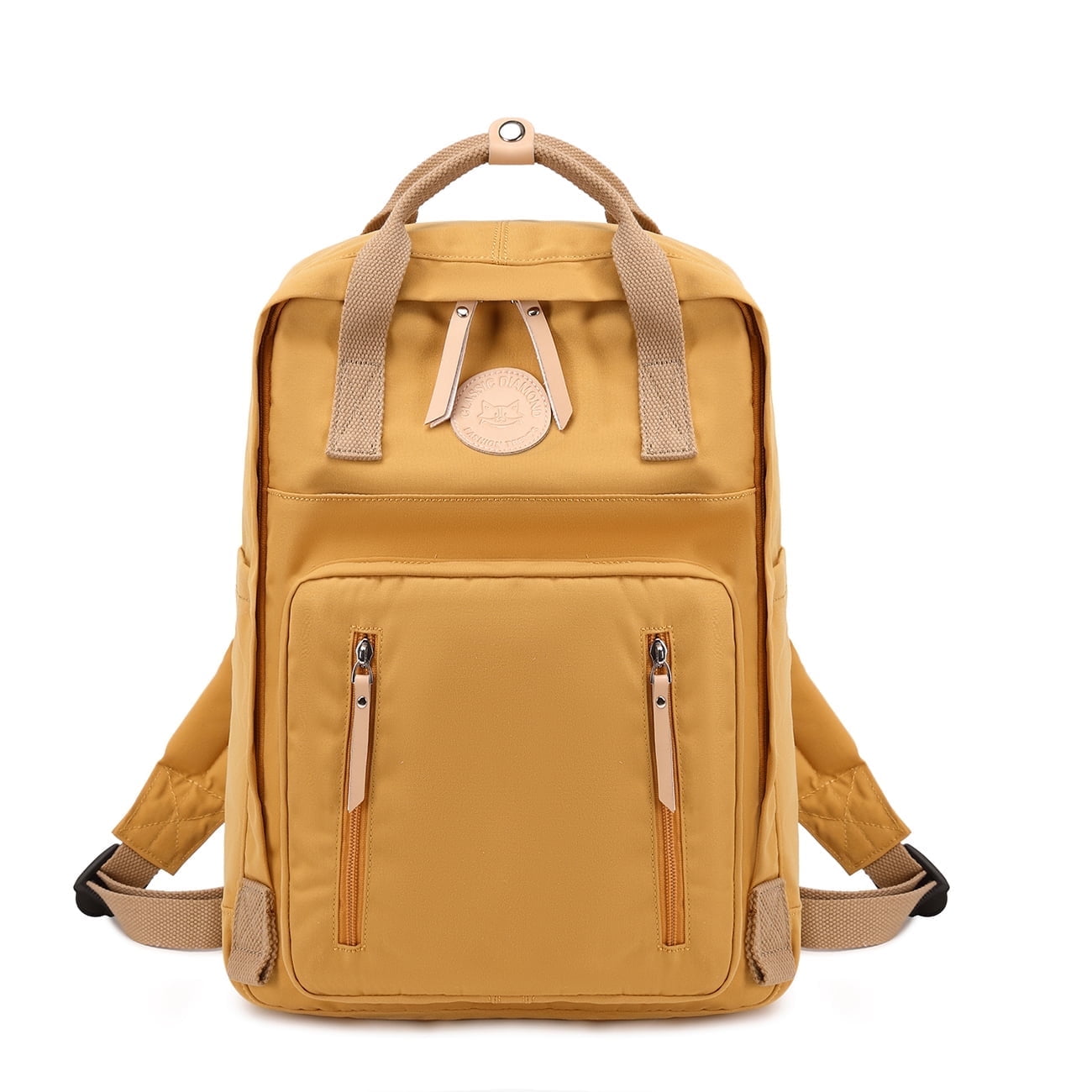 Foto 2 pulgar | Mochila Genérica Elegante Para Portátil De 15 Pulgadas, Color Naranja - Venta Internacional.