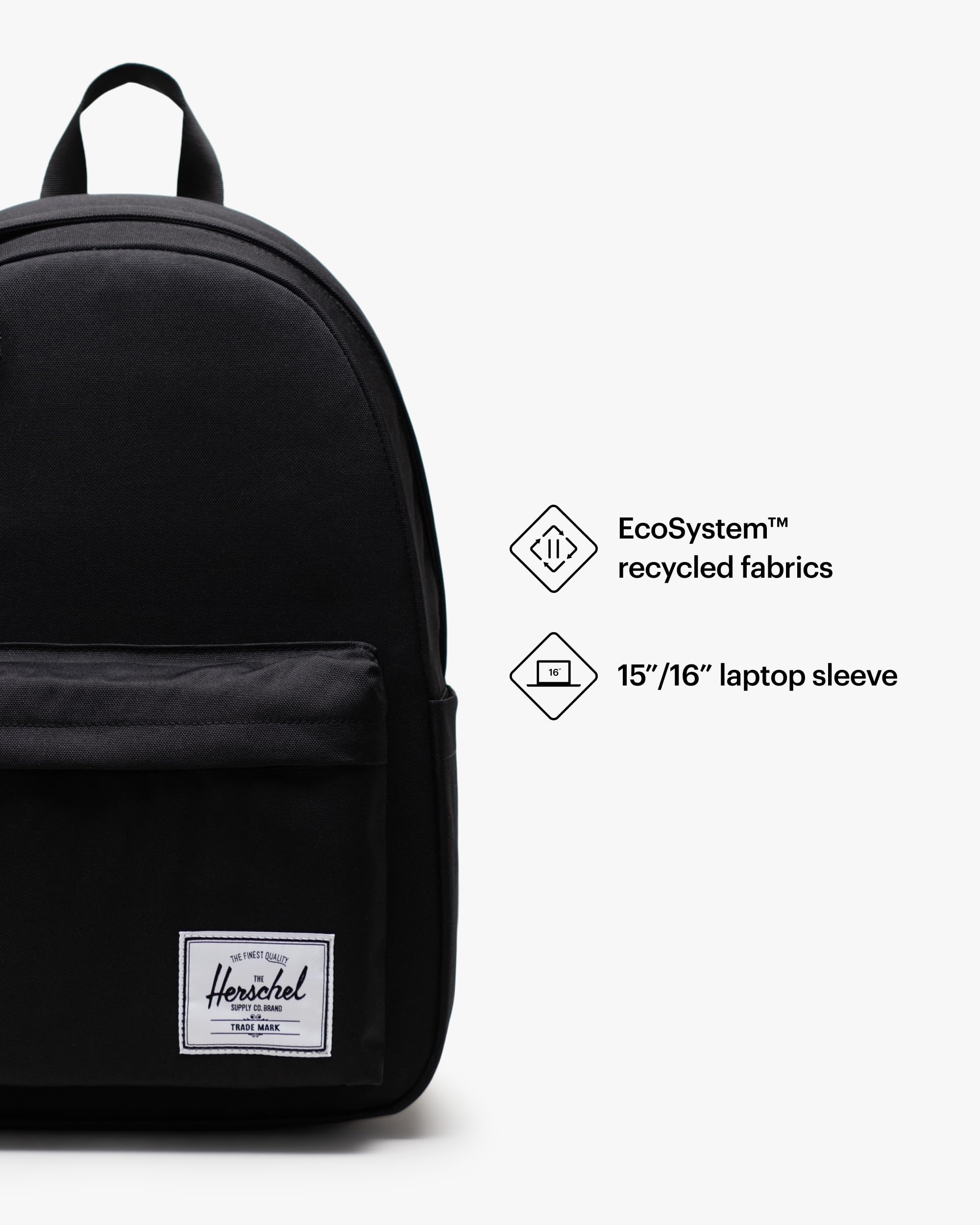 Foto 4 pulgar | Mochila Herschel Supply Co. Herschel Classic Xl, Negro - Venta Internacional.