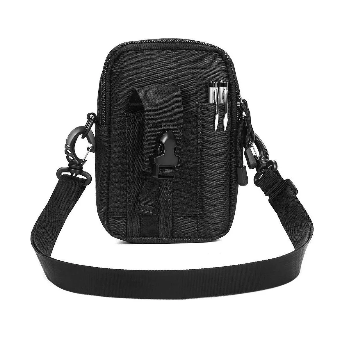 Foto 2 pulgar | Bolsa Mariconera Bolso Bandolera Porta Celular Multiusos Eo Safe Imports Esi-15703 Negro