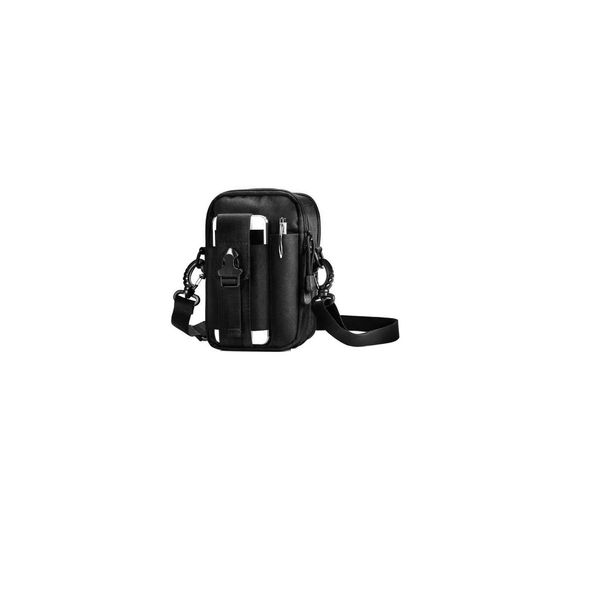 Foto 4 pulgar | Bolsa Mariconera Bolso Bandolera Porta Celular Multiusos Eo Safe Imports Esi-15703 Negro