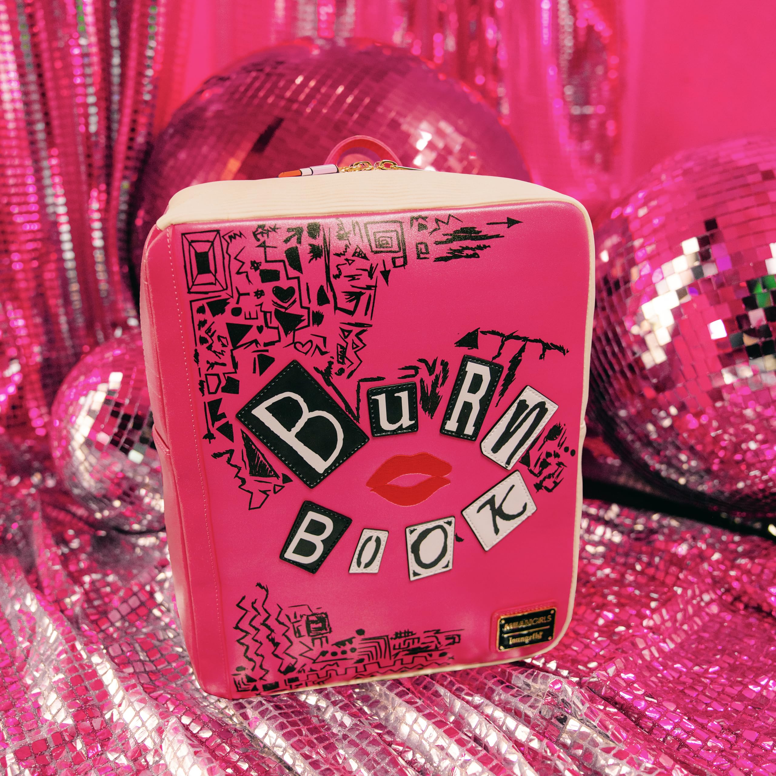 Foto 2 | Minimochila Loungefly Paramount Mean Girls Burn Book - Venta Internacional.