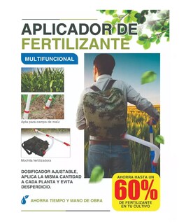 Foto 3 | Mochila Fertilizadora Agrícola Dosificadora Verde Militar