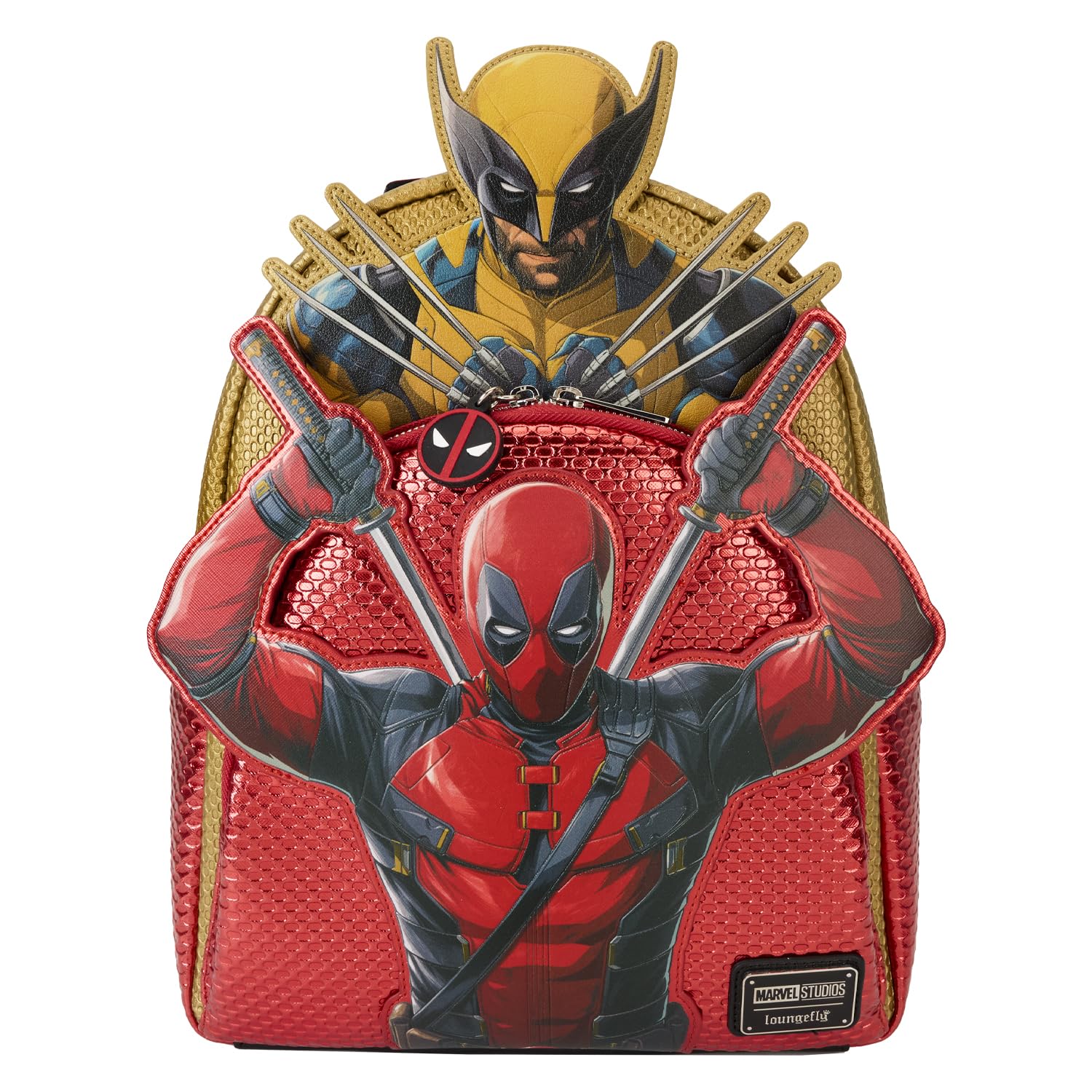 Mochila Loungefly Marvel Deadpool 3 Para Adulto - Venta Internacional.