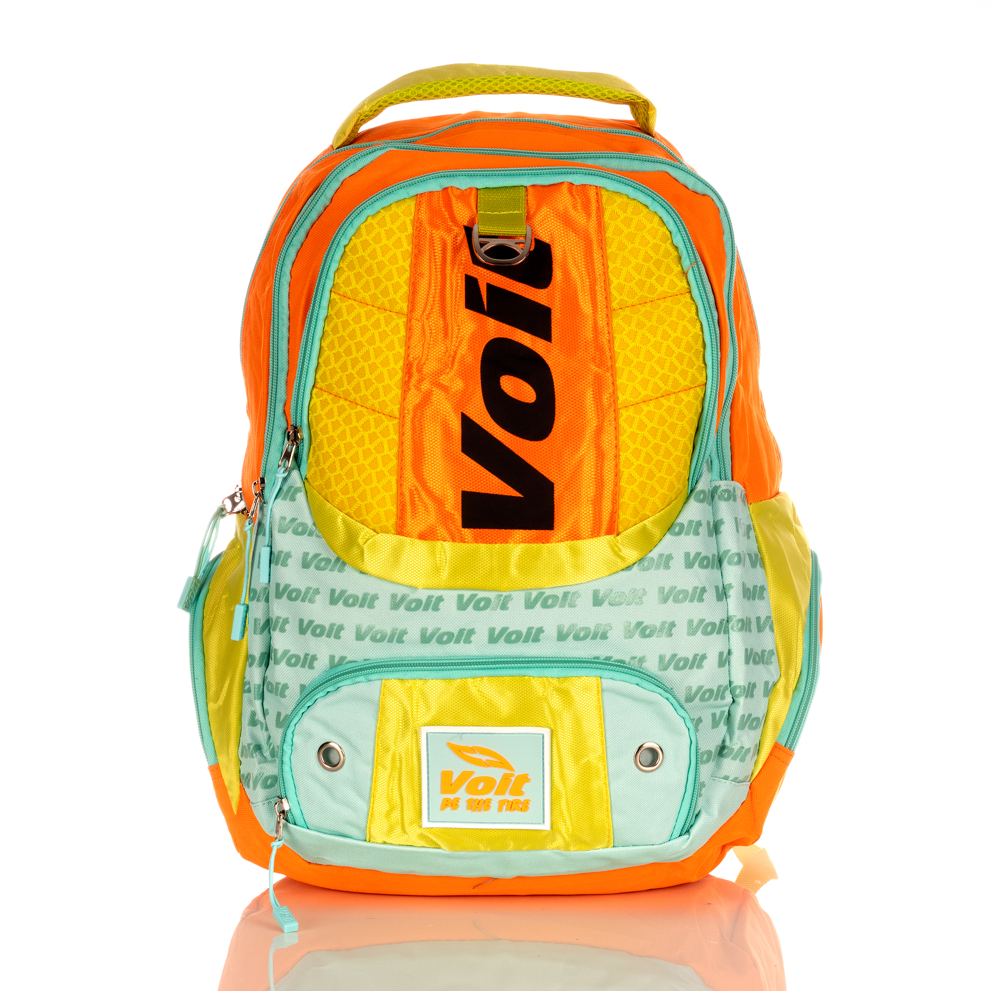 Foto 2 pulgar | Mochila Urbana Atmpacks 9237-o Color Naranja Diseño Sport