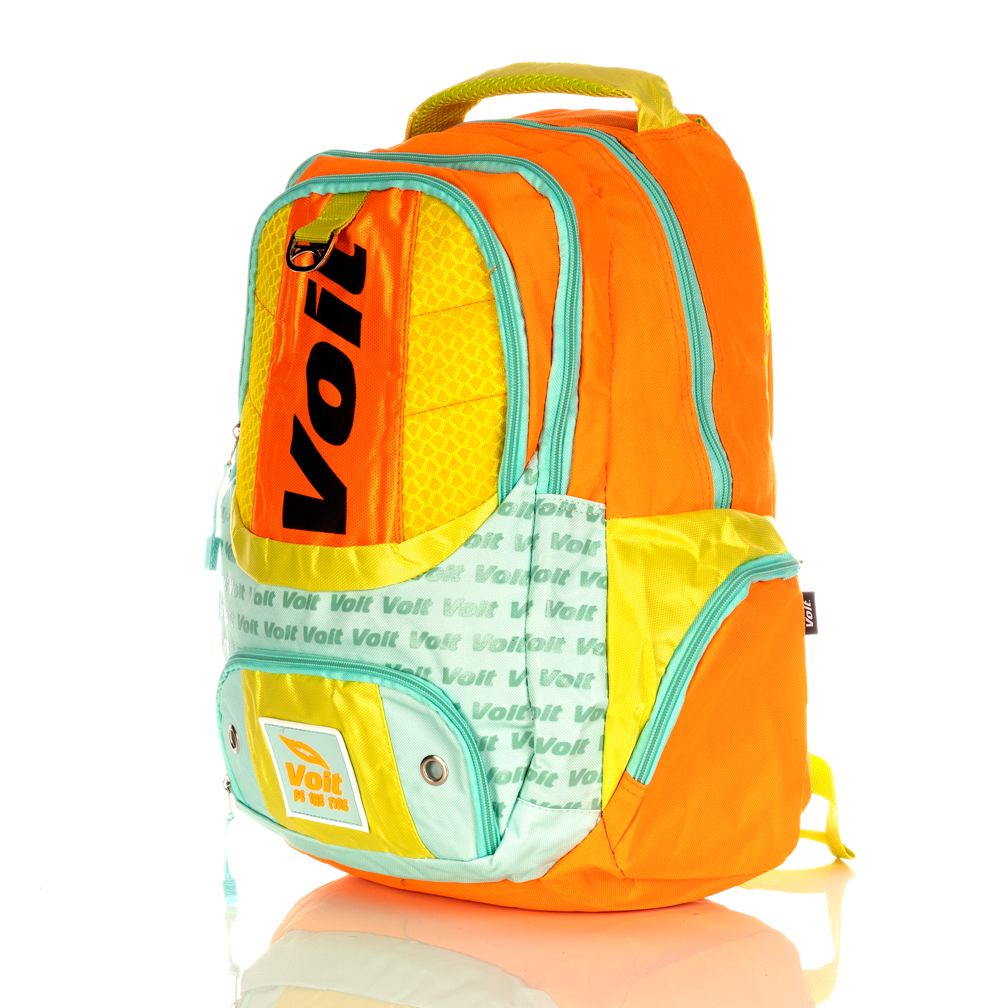 Foto 4 pulgar | Mochila Urbana Atmpacks 9237-o Color Naranja Diseño Sport