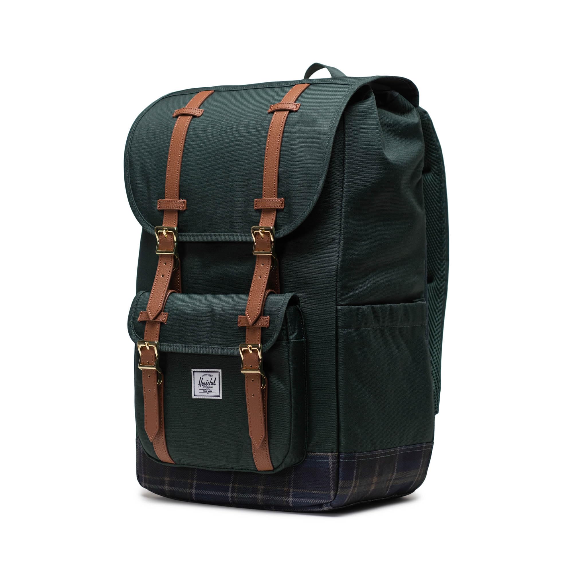 Foto 4 pulgar | Mochila Herschel Little America Dark Earth Ecosystem - Venta Internacional.