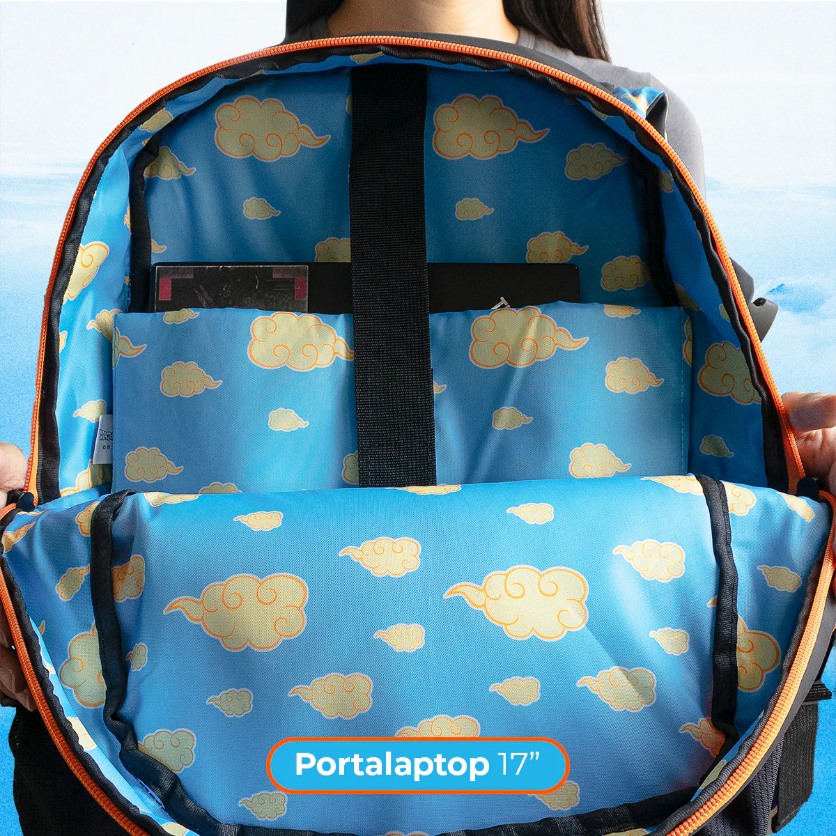 Foto 8 | Mochila Escolar Dragon Ball Z Goku Kame House Naranja Edición Especial